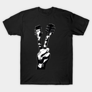 Peace Guitar Fingers T-Shirt